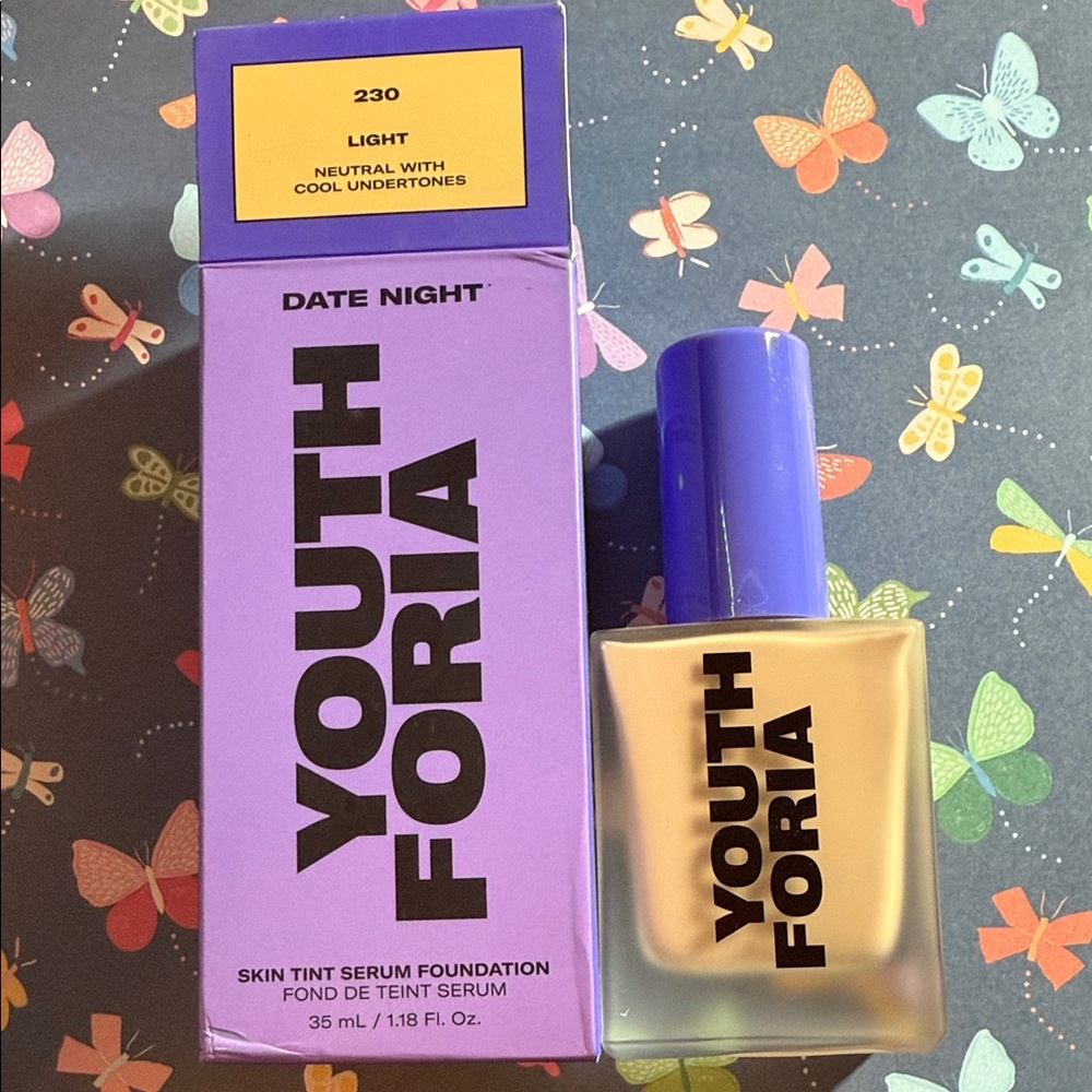 Youth Foria- Skin Tint Serum Foundation - Light 230